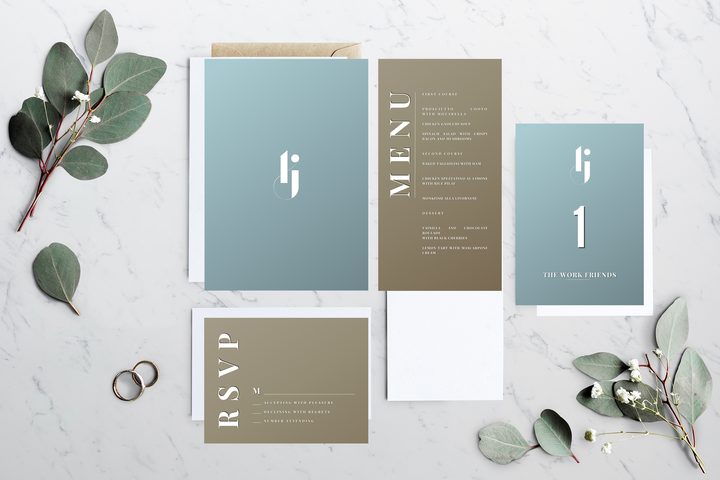 Canva Minimal Wedding Invitation