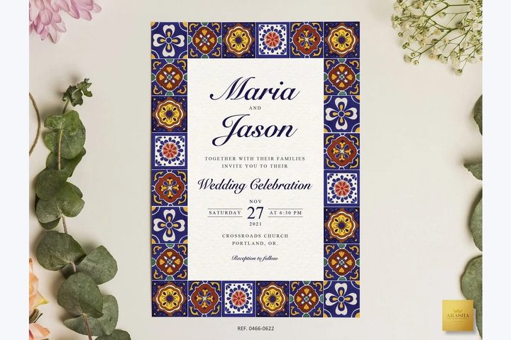 Mexican Wedding Invitation Template
