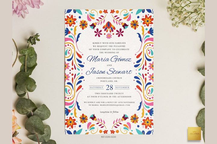 Mexican Wedding Invitation Template