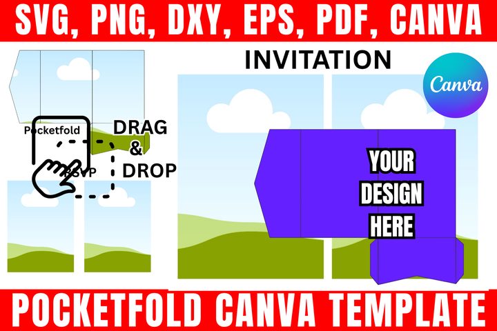 Pocketfold Template, Envelope Template