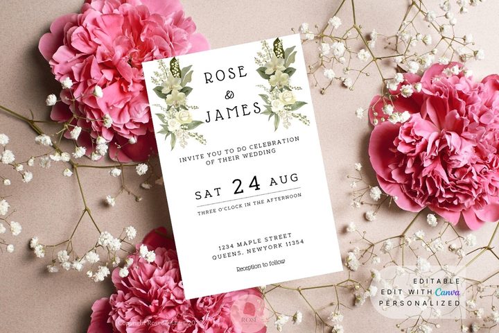 Printable Wedding Invitation