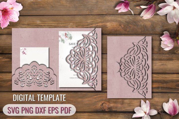 Tri Fold Wedding Invitation Templates