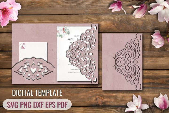 Tri Fold Wedding Invitation Templates