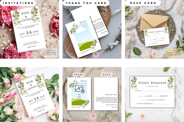 Wedding Invitation Templates Mini Bundle